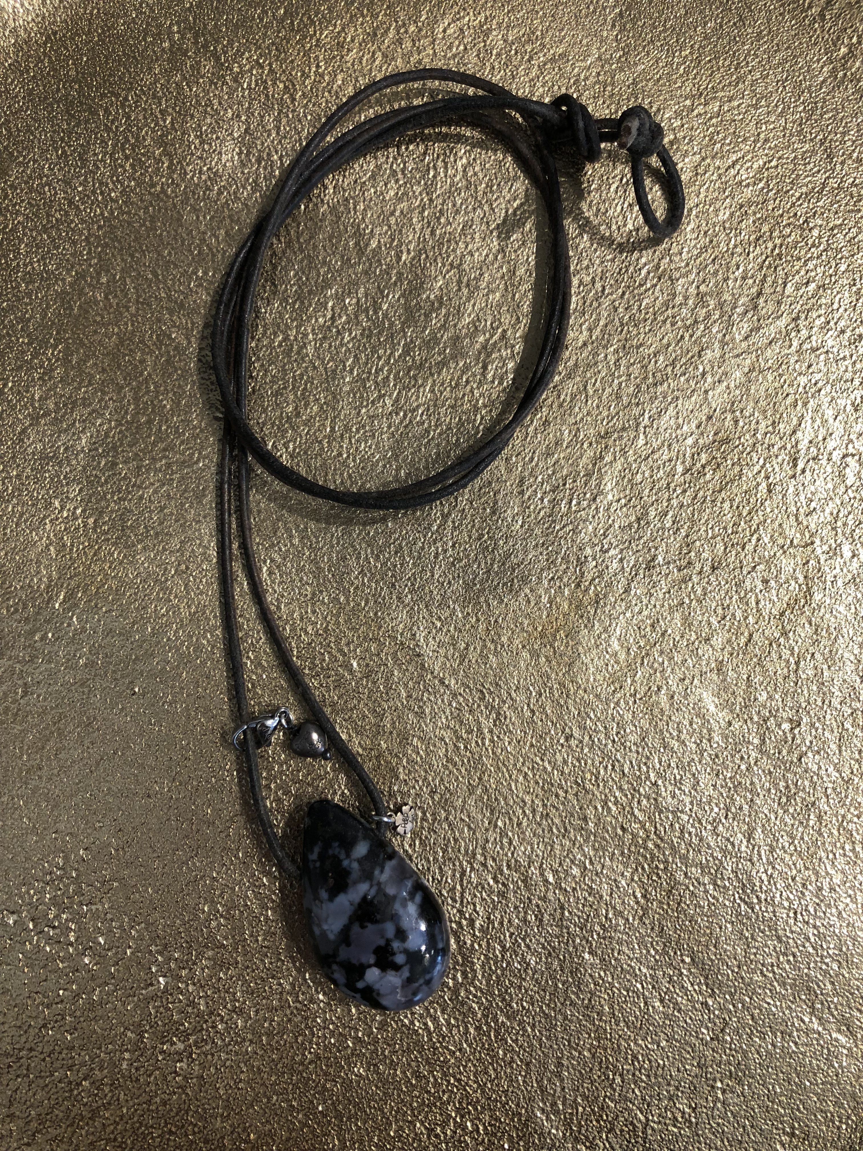 Pimps & Pearls- Ketting- Zwart