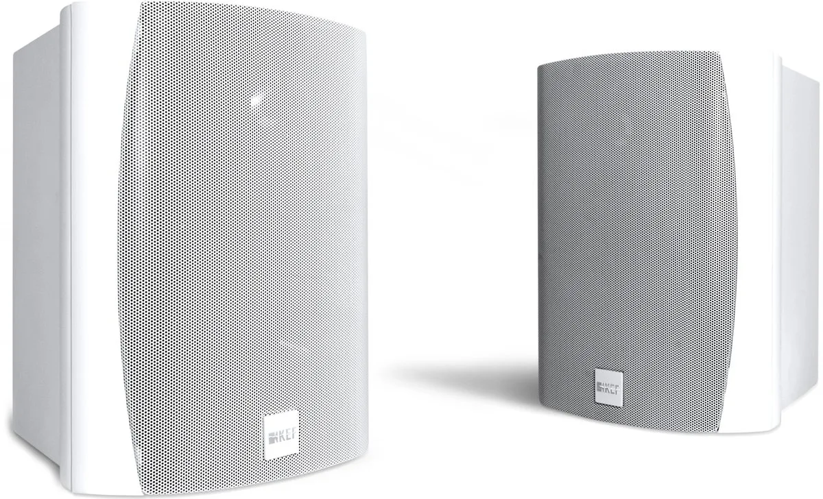 KEF Ventura 5 Blanc (la paire) Enceintes d'extérieur