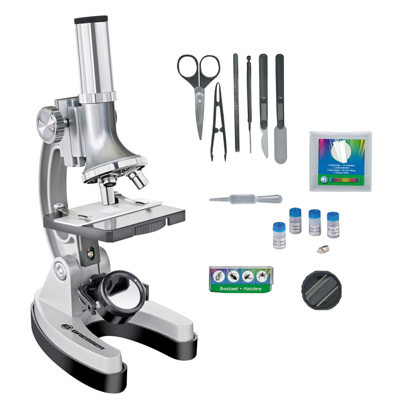 BRESSER JUNIOR Biotar 300x-1200x Set Mikroskop (ohne Koffer)