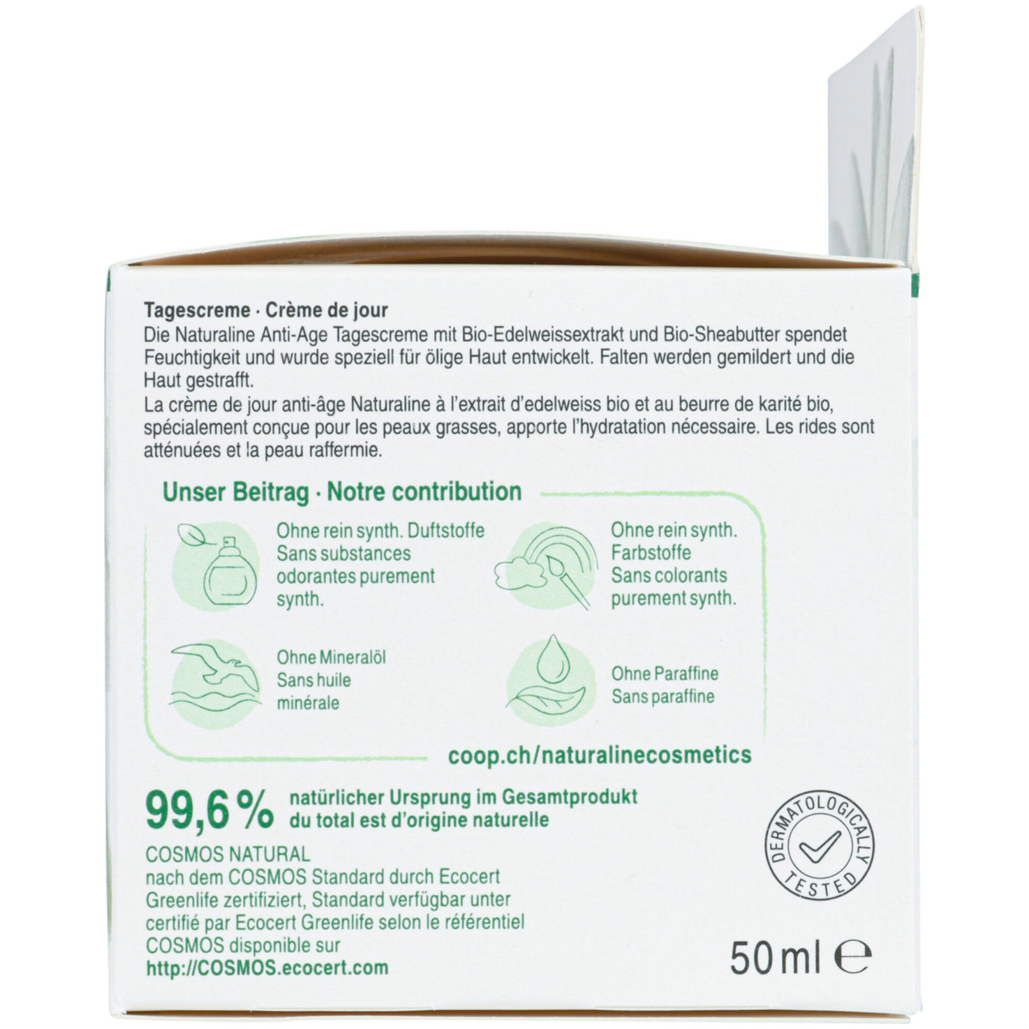 Naturaline Anti-Age Tagescreme Edelweiss