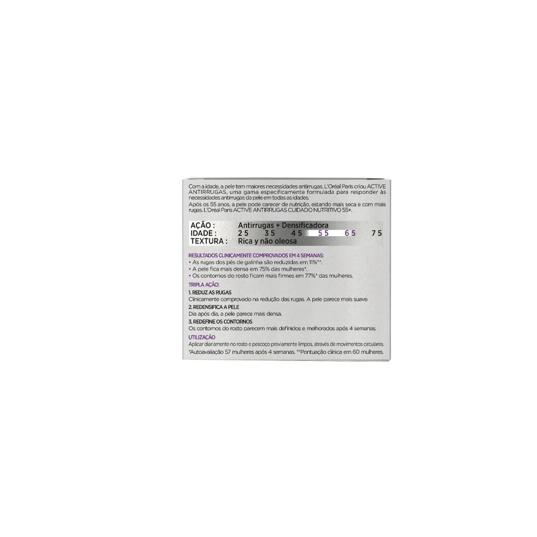L'ORÉAL PARIS  Age Specialist 55+ Creme de Dia Antirrugas com Cálcio - 50ml