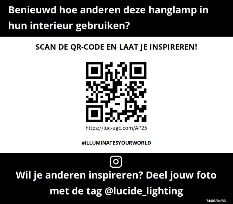 Lucide Lorenz 4 cluster hanglamp LED lineair zwart