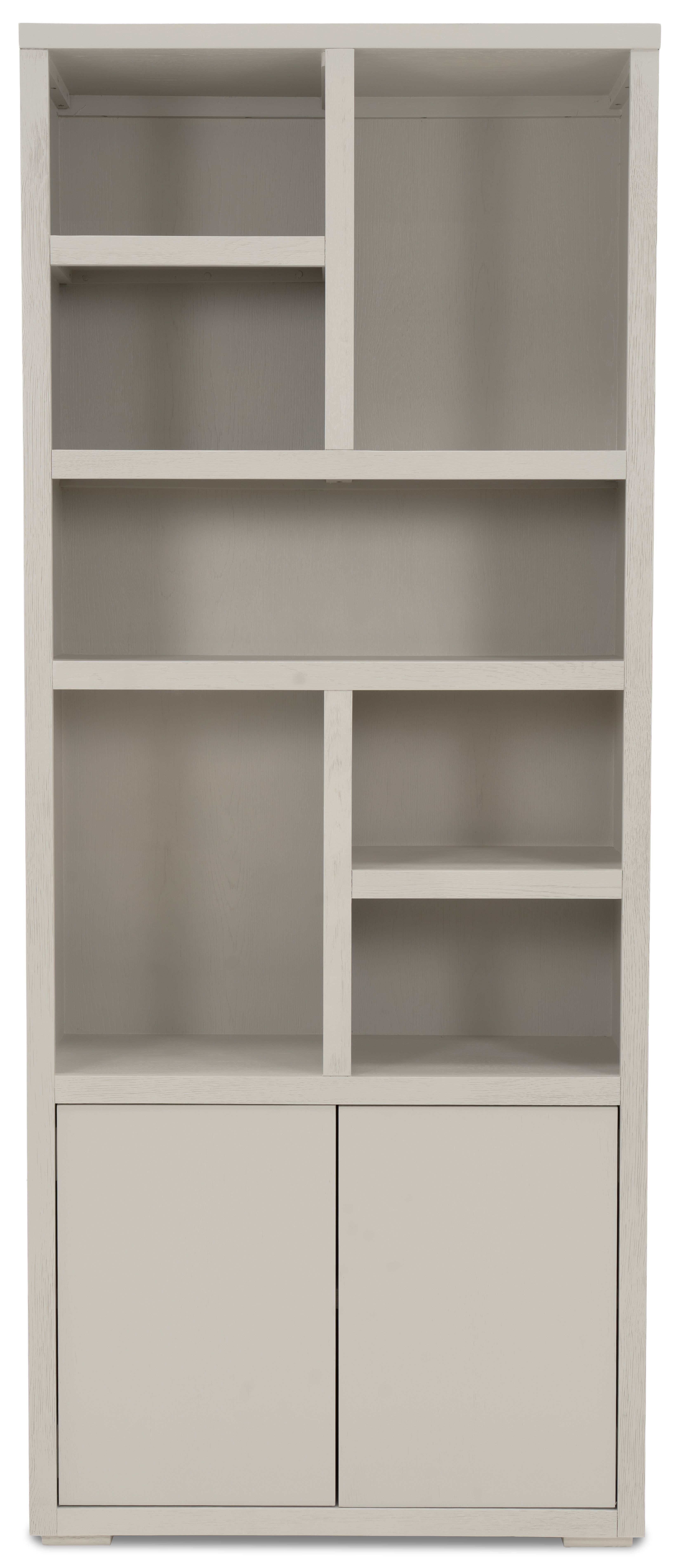 Vakkenkast greige Velori B90 x D40 x H220 cm