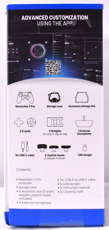 Nacon - Revolution 5 Pro - Controller - Zwart - Voor PS5 en PS4