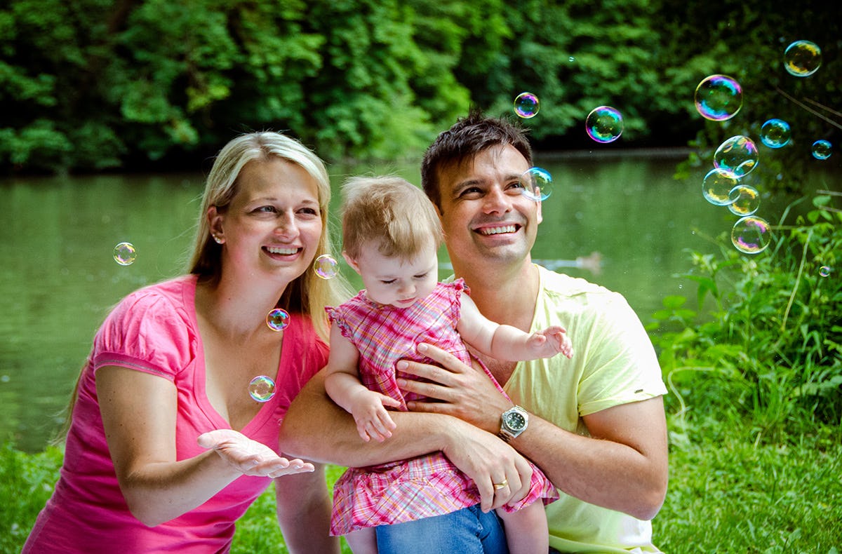 Familien-Fotoshooting in Ludwigsburg als Geschenk