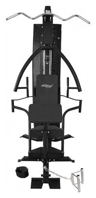 Station de musculation multifonction avec poids de 65 7 kg presse de poitrine butterfly preacher curl barre latissimus câbles banc d haltérophilie complet appareil de fitness gym 01_0000177