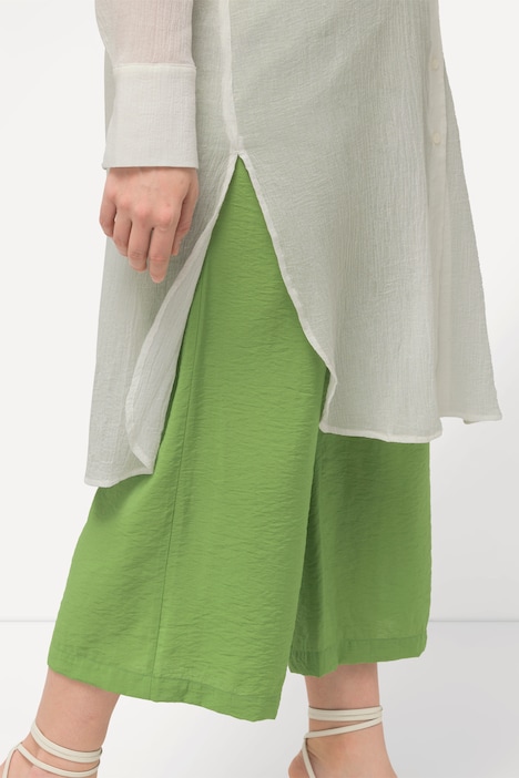Longbluse, Struktur, A-Linie, Tunika-Ausschnitt, Langarm
