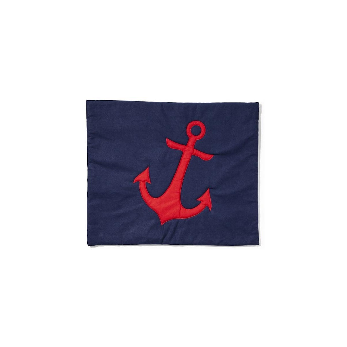 Lord Nelson Victory Pillow C Quilted Anchor Röd