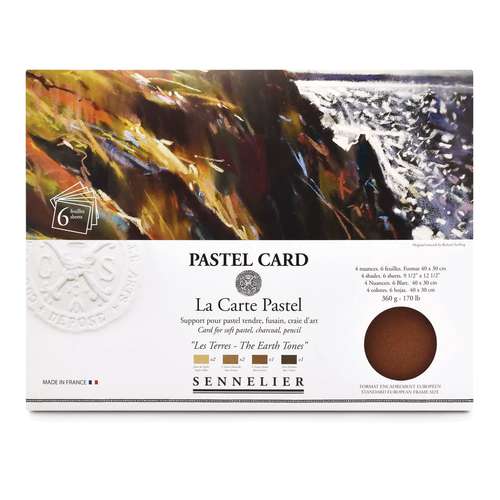 SENNELIER Pastel Card 6er-Packungen, farbig, 30 cm x 40 cm