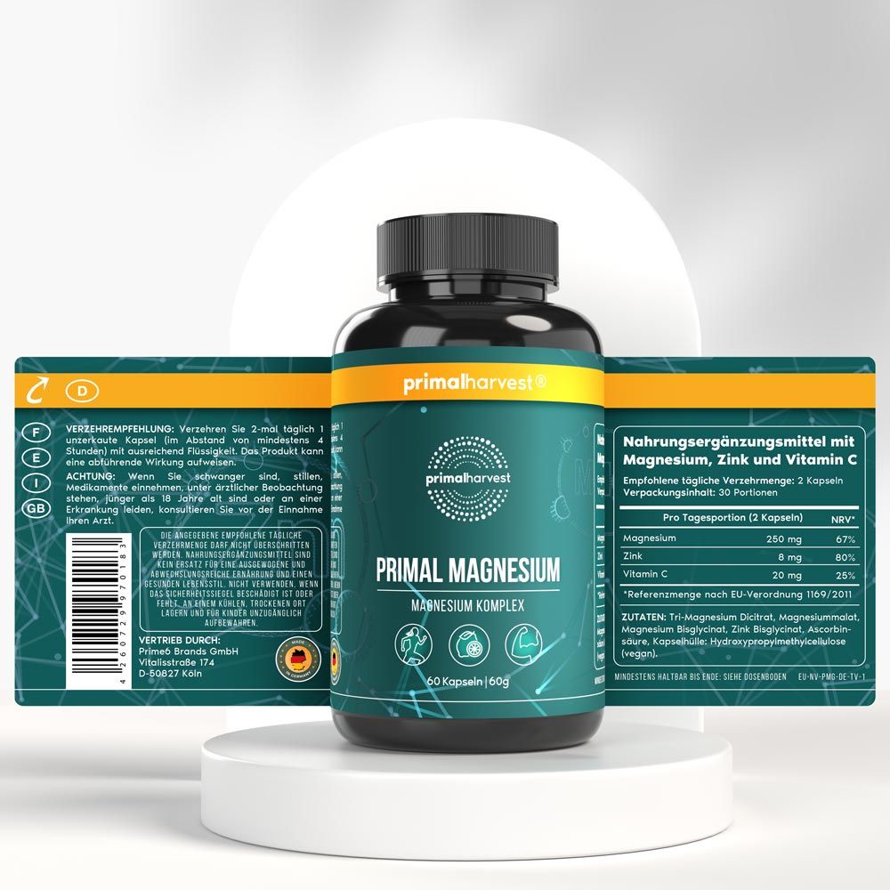 Primal Magnesium von Primal Harvest®