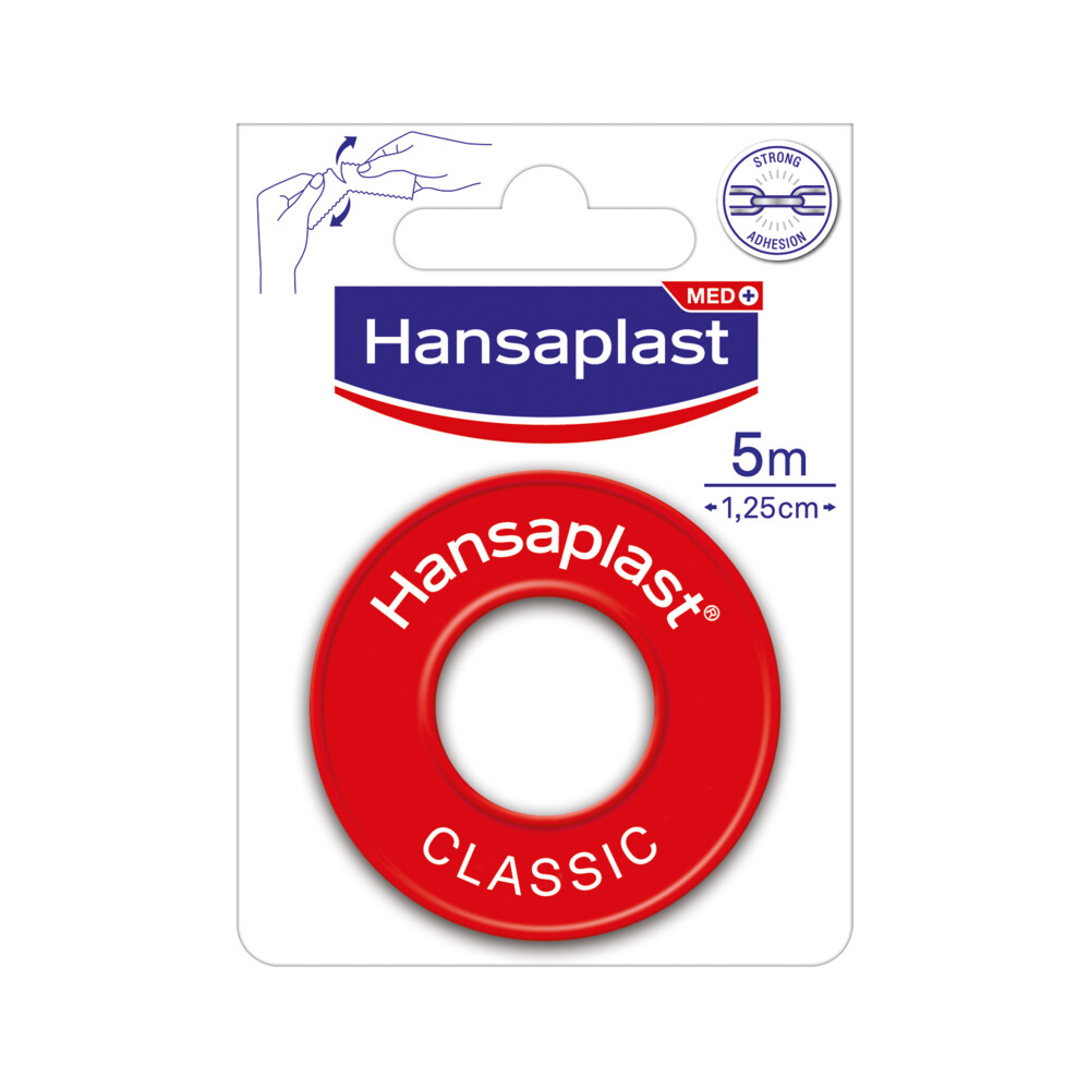 Hansaplast Hechttape Classic 5 m x 1,25 cm