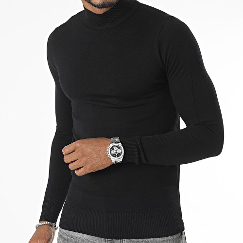 Pull Col Cheminée 665 Noir