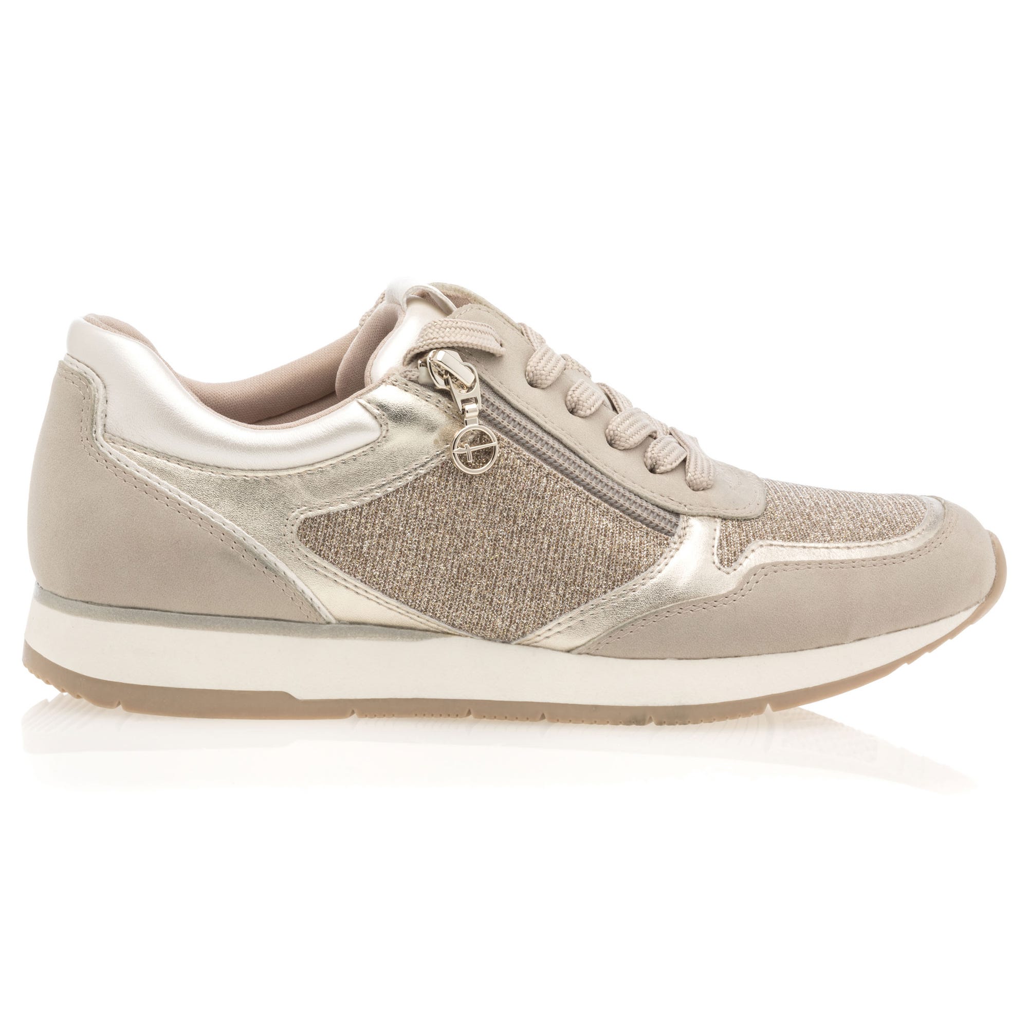 Baskets basses Femme or