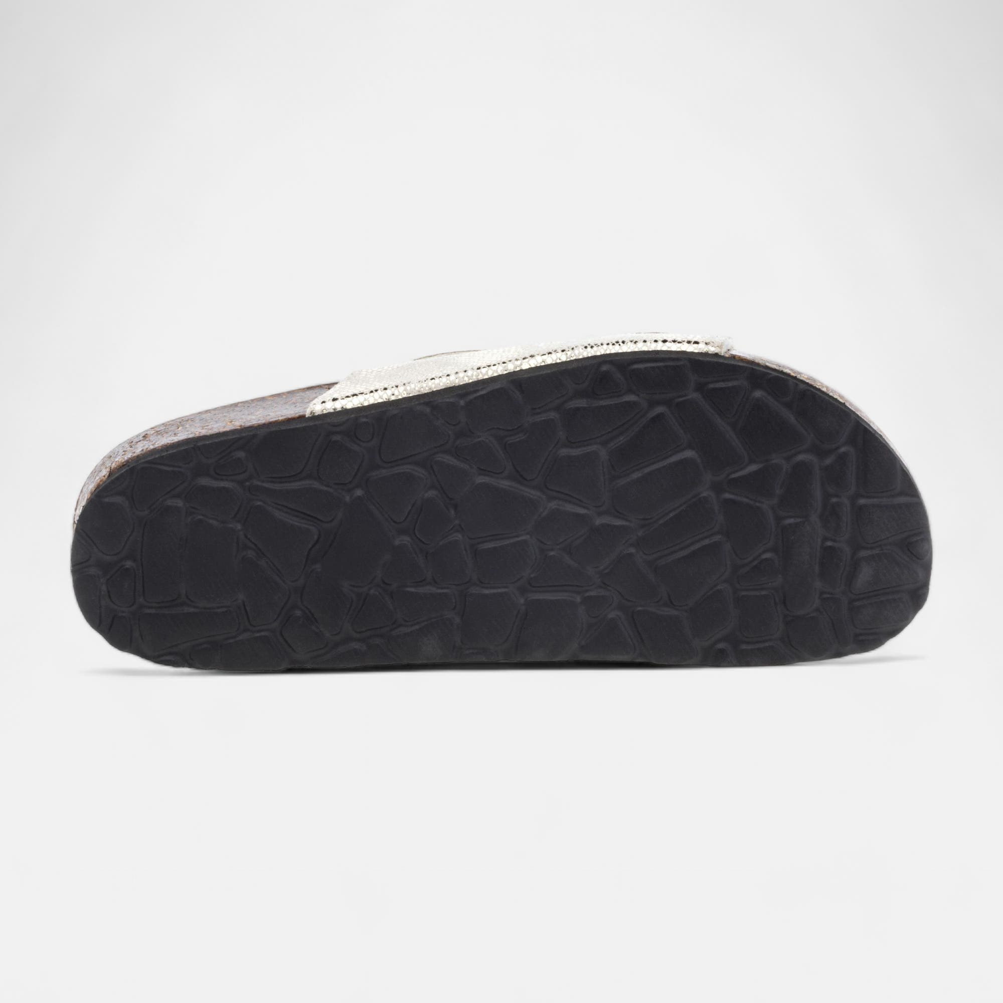 Mules semelle liège Femme or