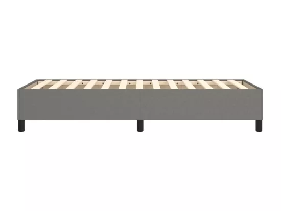 Sommier à lattes de lit Gris foncé 100x200 cm Tissu