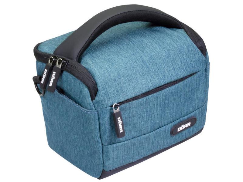 Dörr Kameratasche Motion XS Blau Wasserabweisende Fototasche mit gummiertem Boden, blau