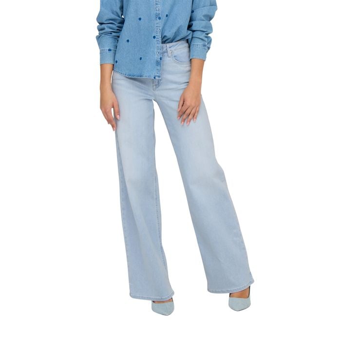 Only Madison Blush Wide Jeans Dames
