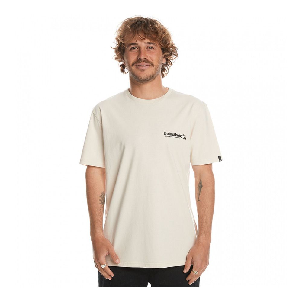 Quiksilver SCREEN 1 INJECTION - Tee-shirt Homme birch