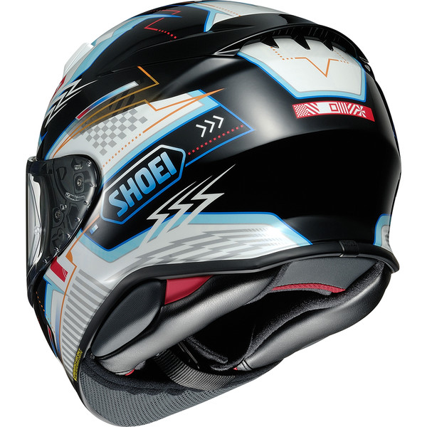 Shoei - Casque NXR2 Arcane TC-10 / Noir / Blanc / Bleu Clair