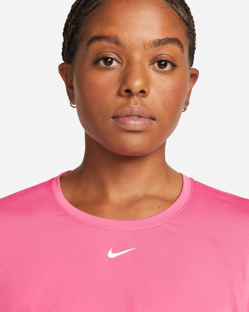 Crop top Nike One Rose pour femme