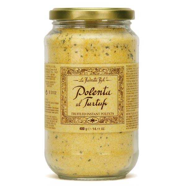 Polenta aux truffes d'été italienne