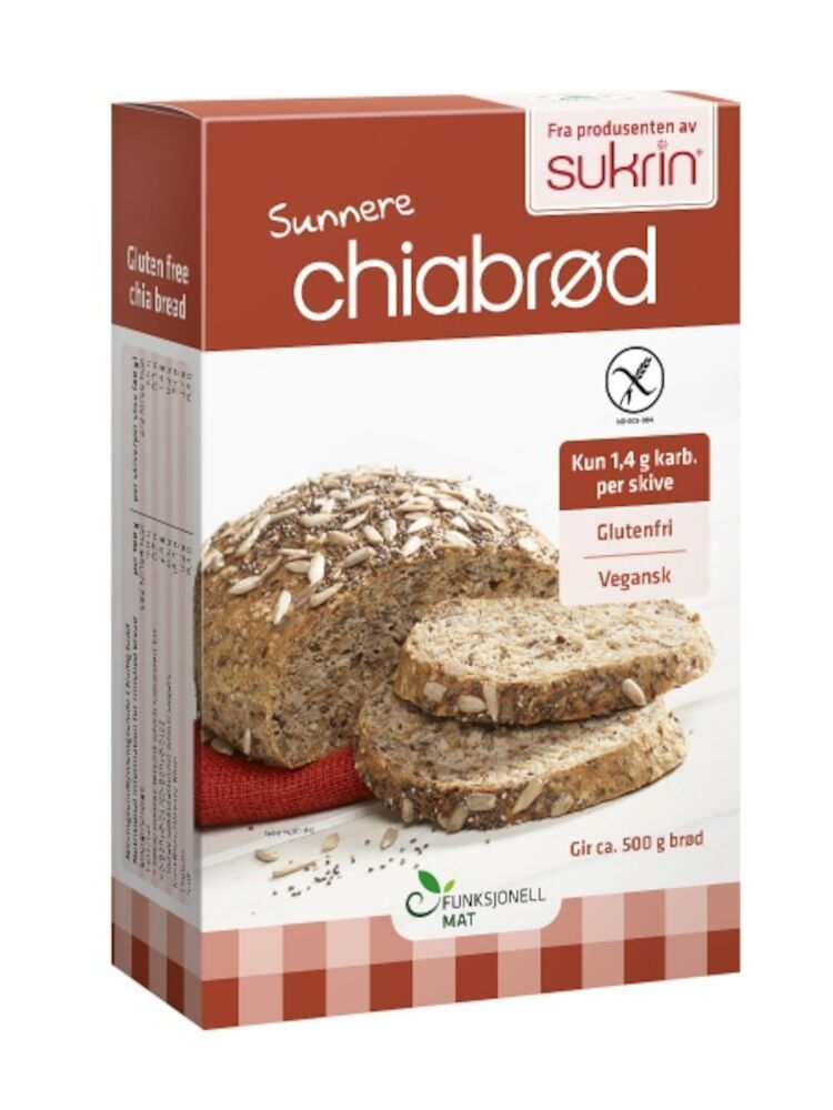 Sukrin Chiabrød 250 g