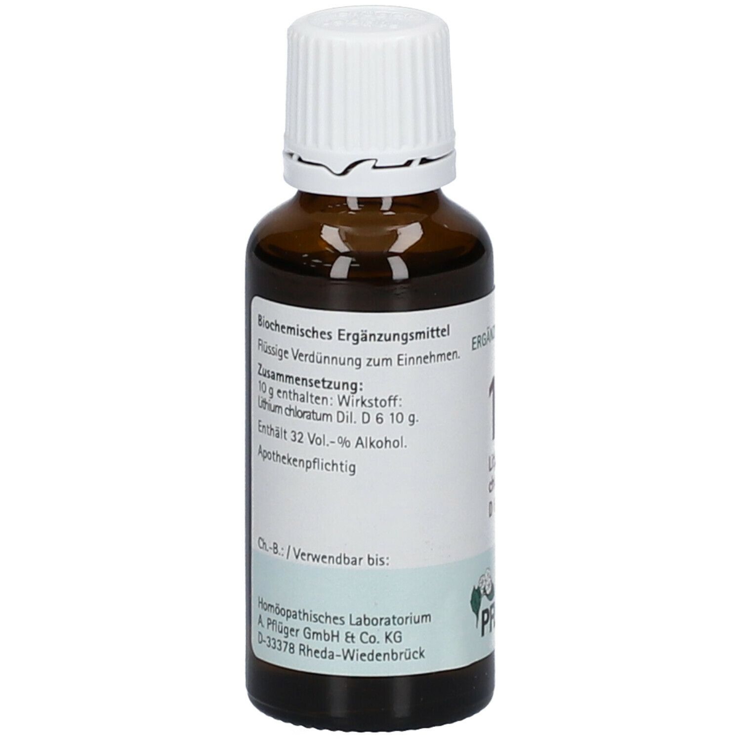 Biochemie Pflüger® 16 Lithium chloratum D6 Tropfen