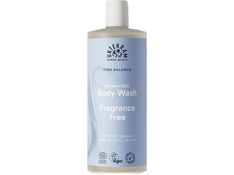 Urtekram Duschgel Fragrance Free Body Wash 500 ml Pflegedusche für eine besonders milde Reinigung