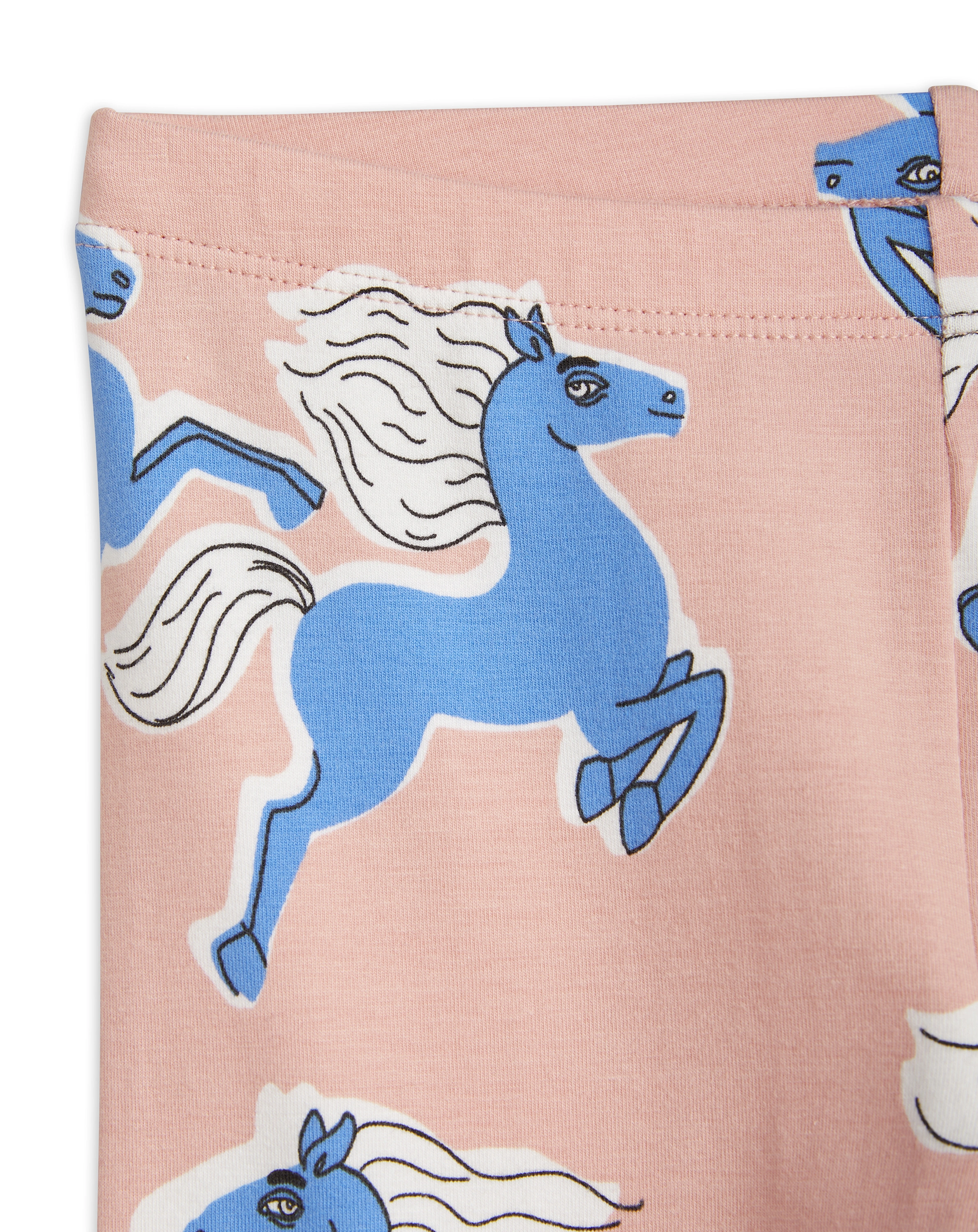 Leggings HORSES AOP in apricot
