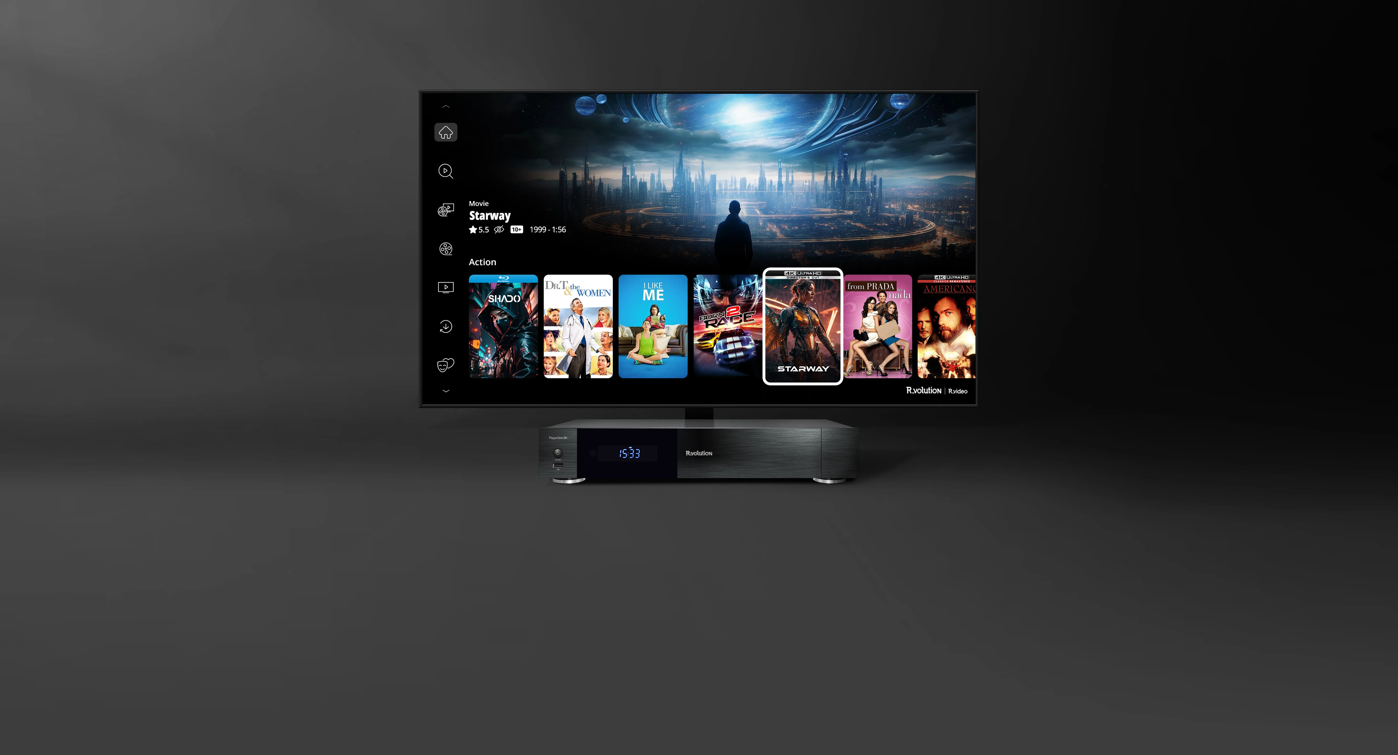 Rvolution Player One 8K Lecteurs multimédia