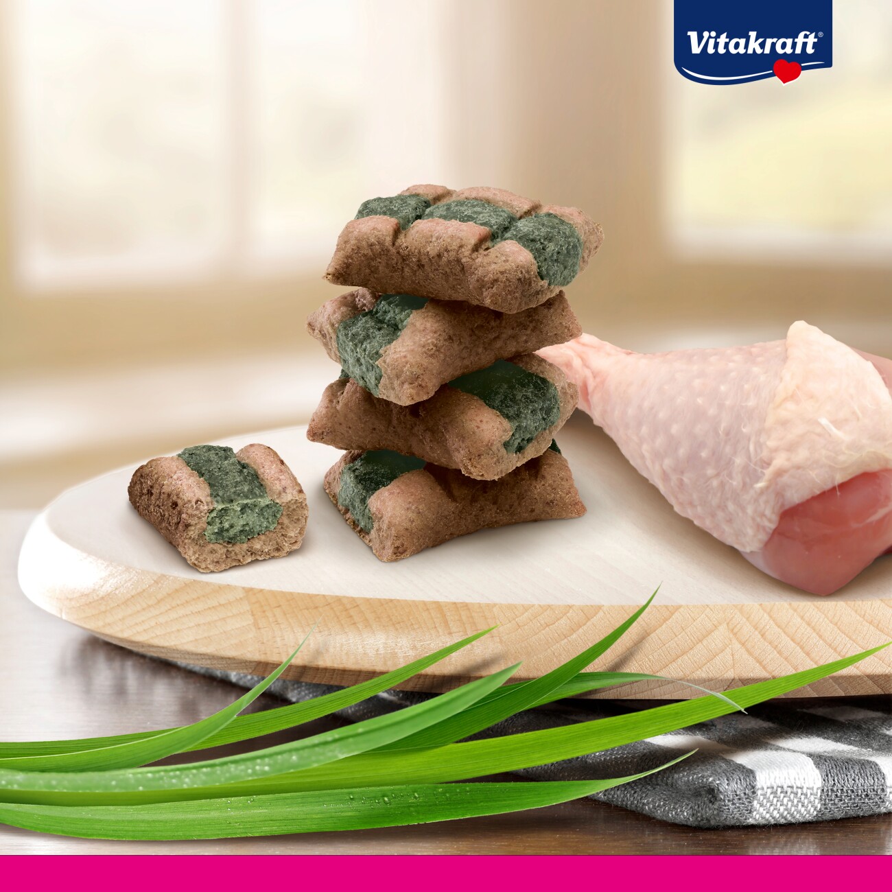 Vitakraft Cat Yums Huhn und Katzengras 9x40 g