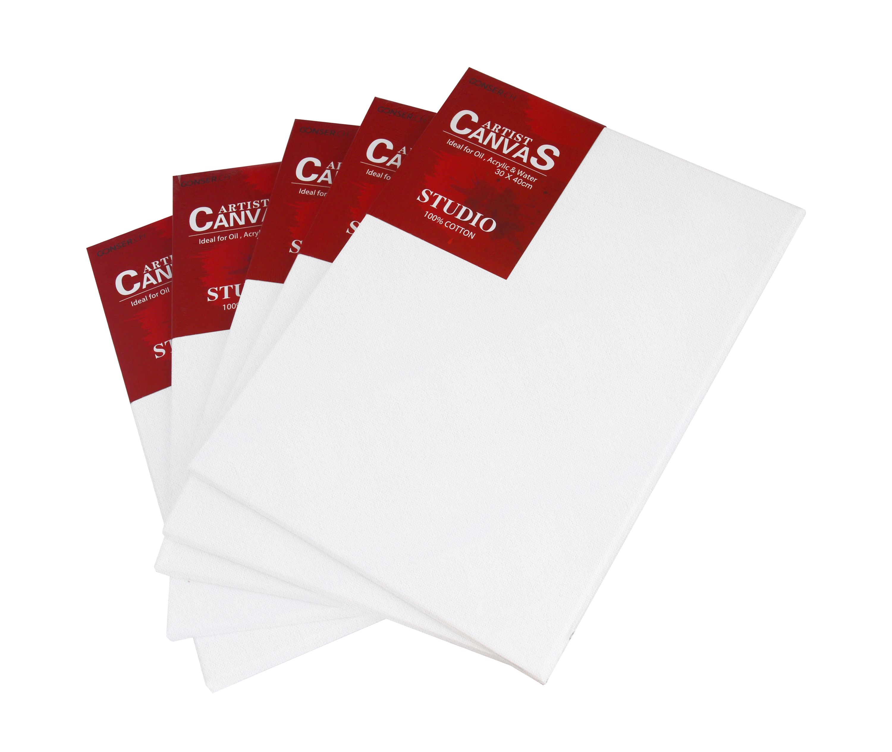 Leinwand 5er Set 30 x 40 cm