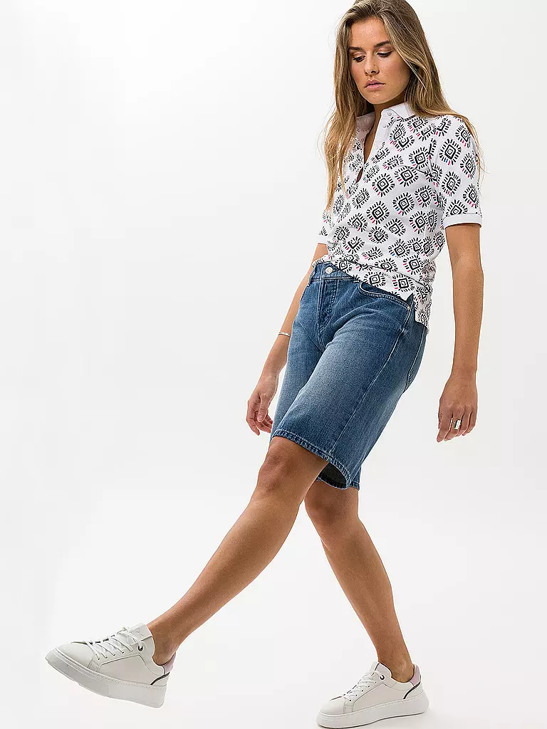 BRAX Poloshirt CLEO weiss