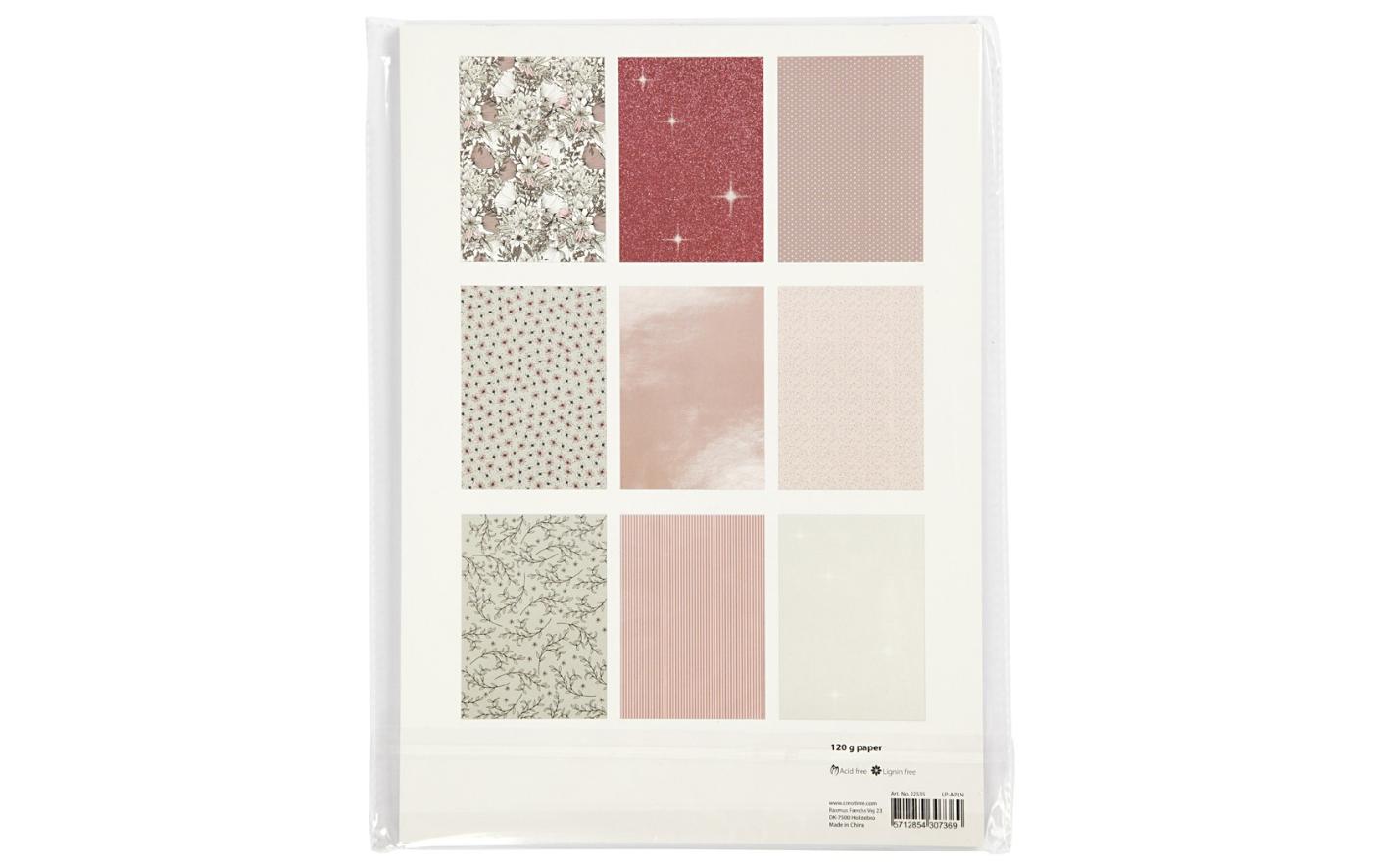 Bastelpapier Vivi Gade-Design 20 x 30 cm, 24 BlattBastelpapier