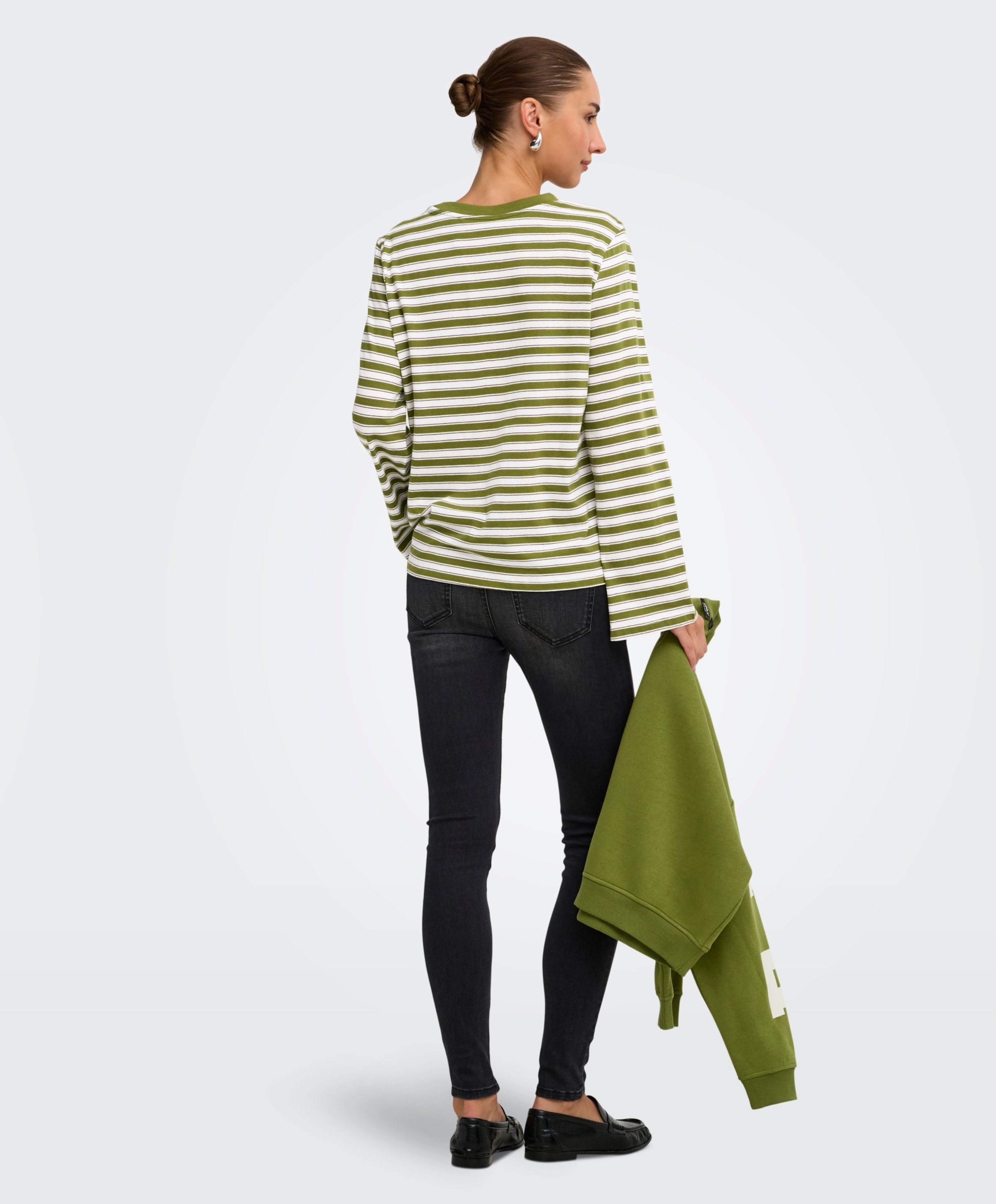 Only Dames longsleeve groen