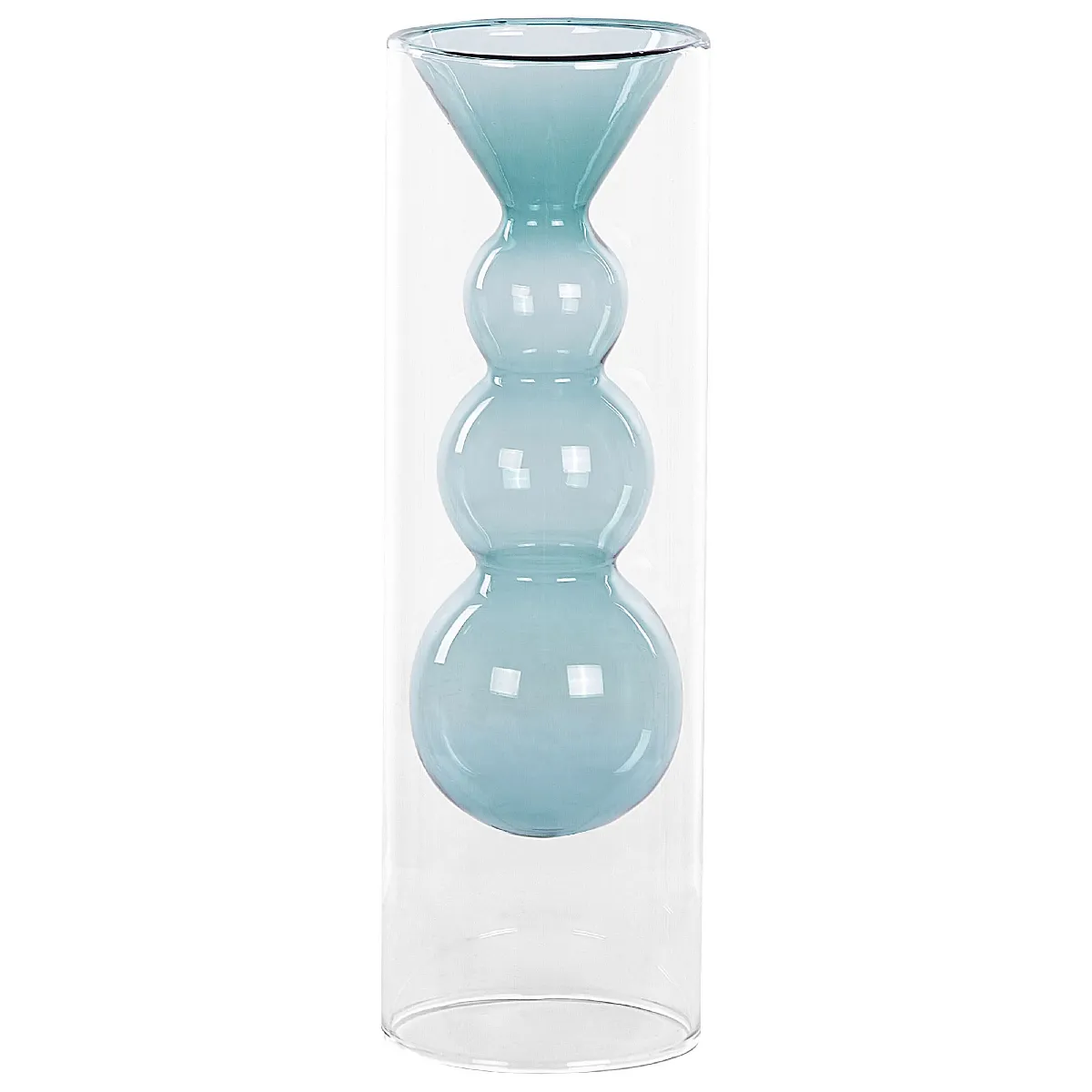 Beliani Vase KALOCHI Turquoise