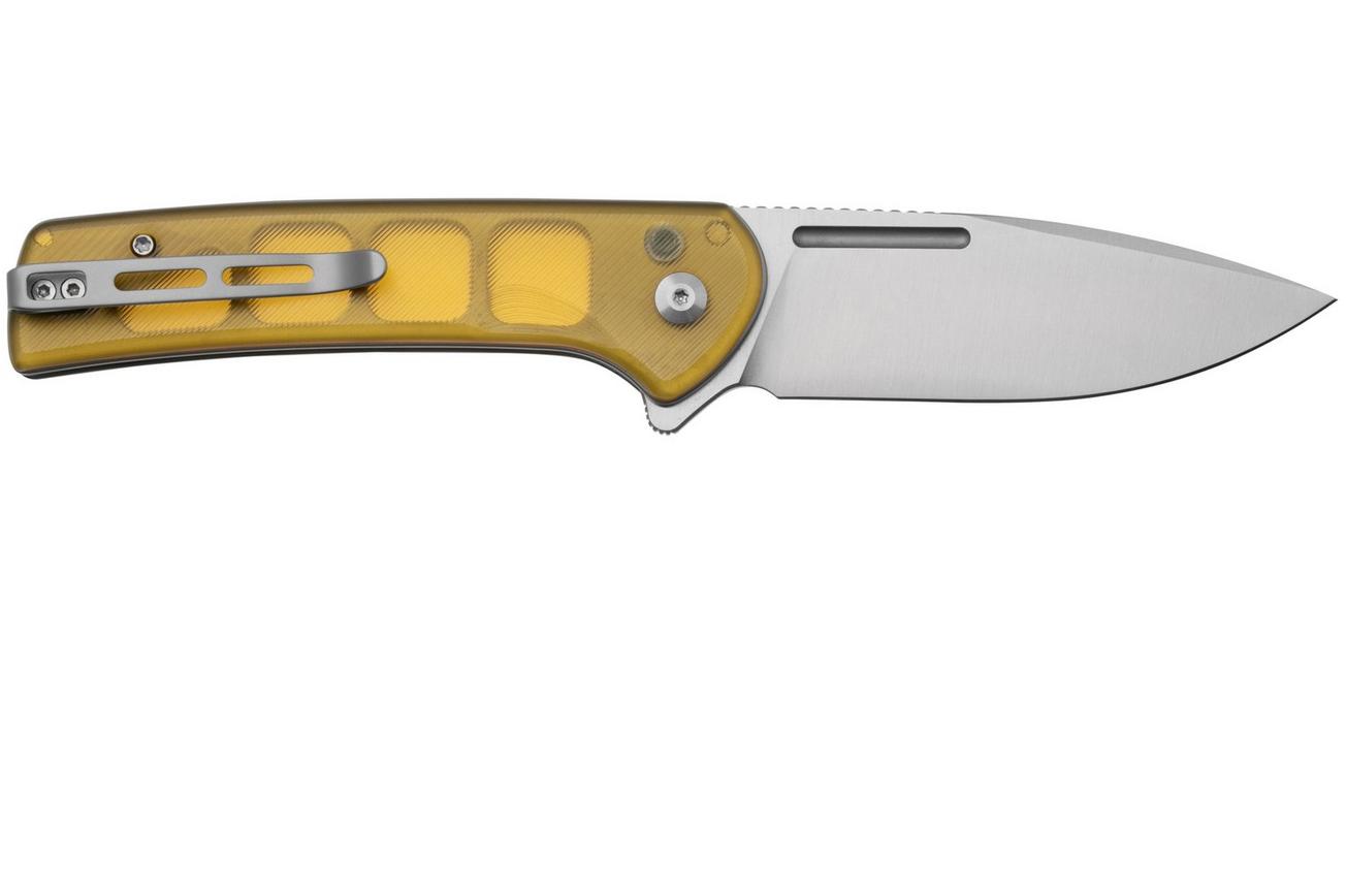 Civivi Conspirator C21006-5 Satin Nitro-V, Polished Ultem, zakmes