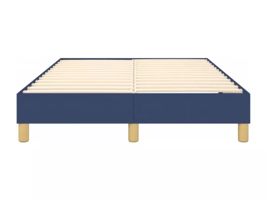 Sommier à lattes de lit Bleu 120x200 cm Tissu