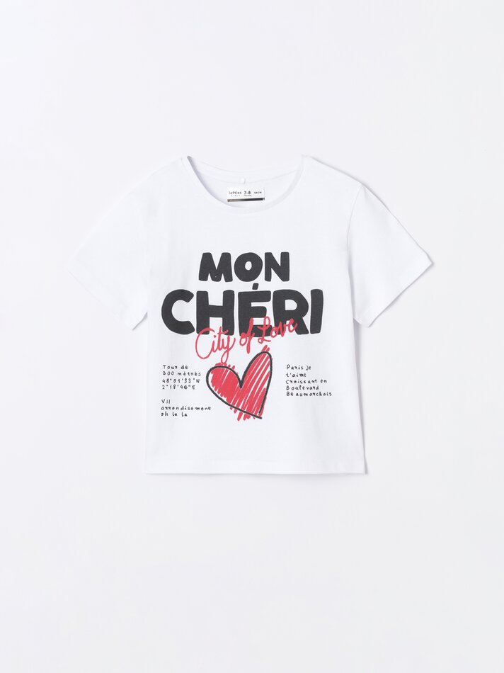 Pacote com 2 camisetas estampadas - Vermelhas
