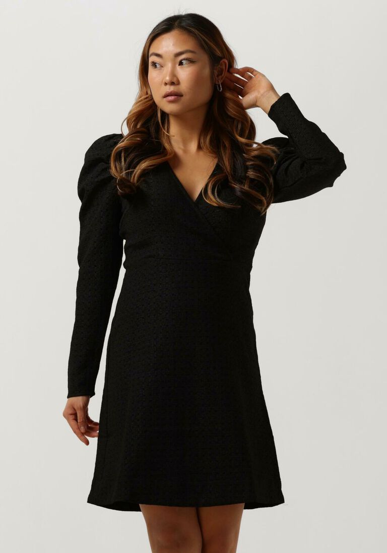 Y.A.S. zwarte y.a.s. mini jurk yasvinna ls dress