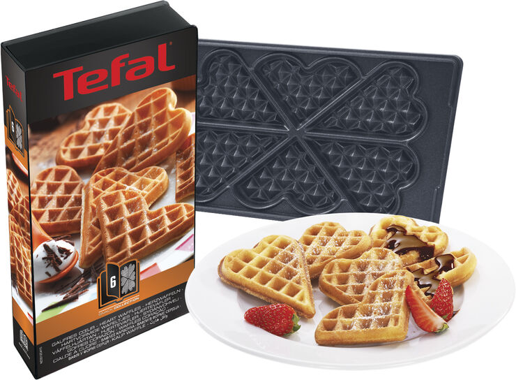 Tefal Snack Collection - Box 6: Hjerteformede vafler Sort