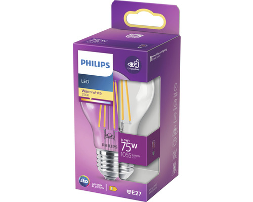 LED-lamp A60 helder E27/8,5W (75W) 1055 lm 2700 K warm wit