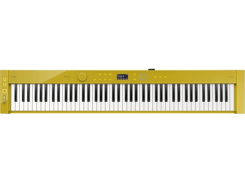 Casio E-Piano Privia PX-S7000 – Harmonious Mustard Digitalpiano mit dem authentischen Anschlag eines Flügels, innovativer Klangtechnologie und beeindruckender Ästhetik