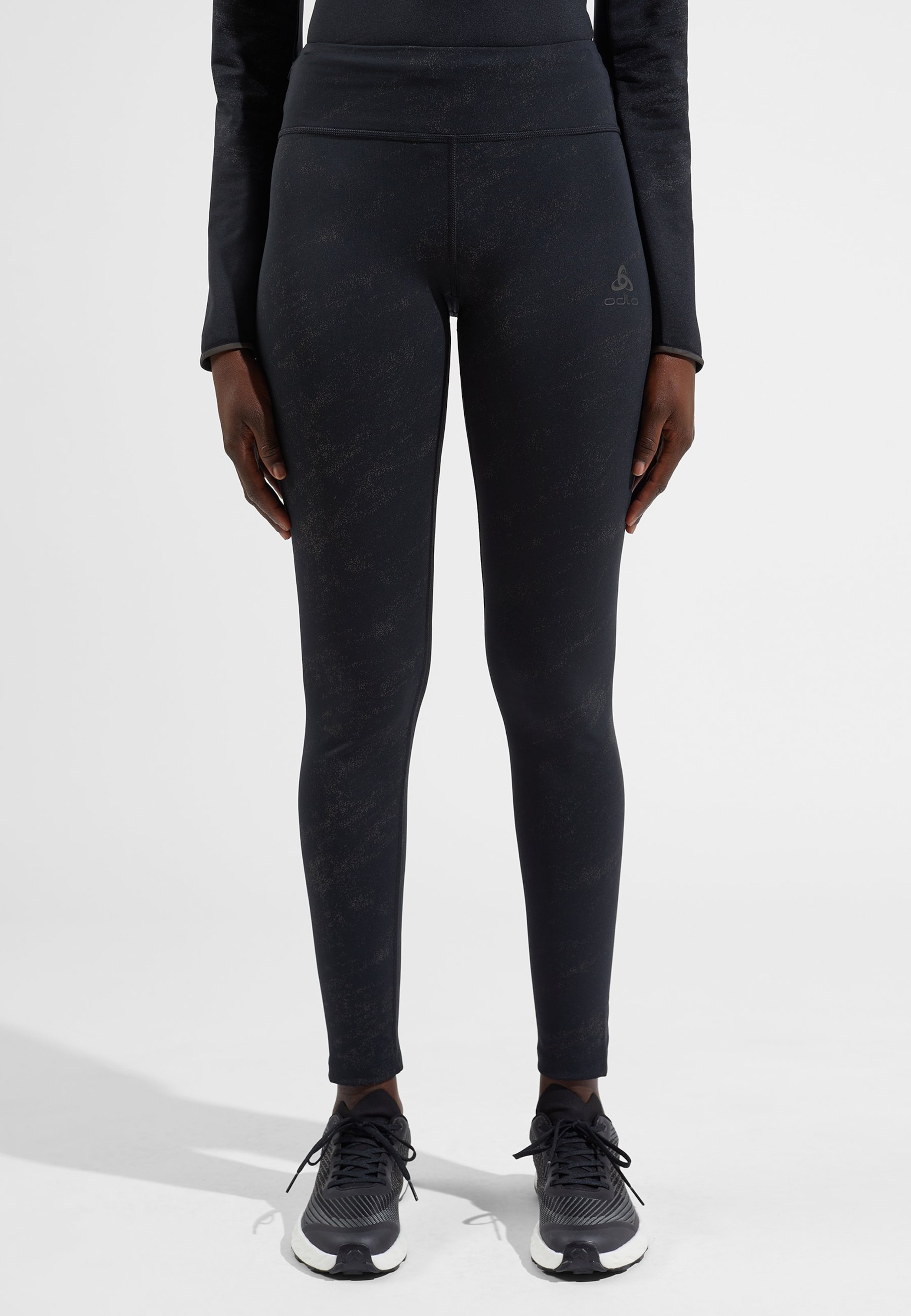 Zeroweight Reflect Print Lauftights in black