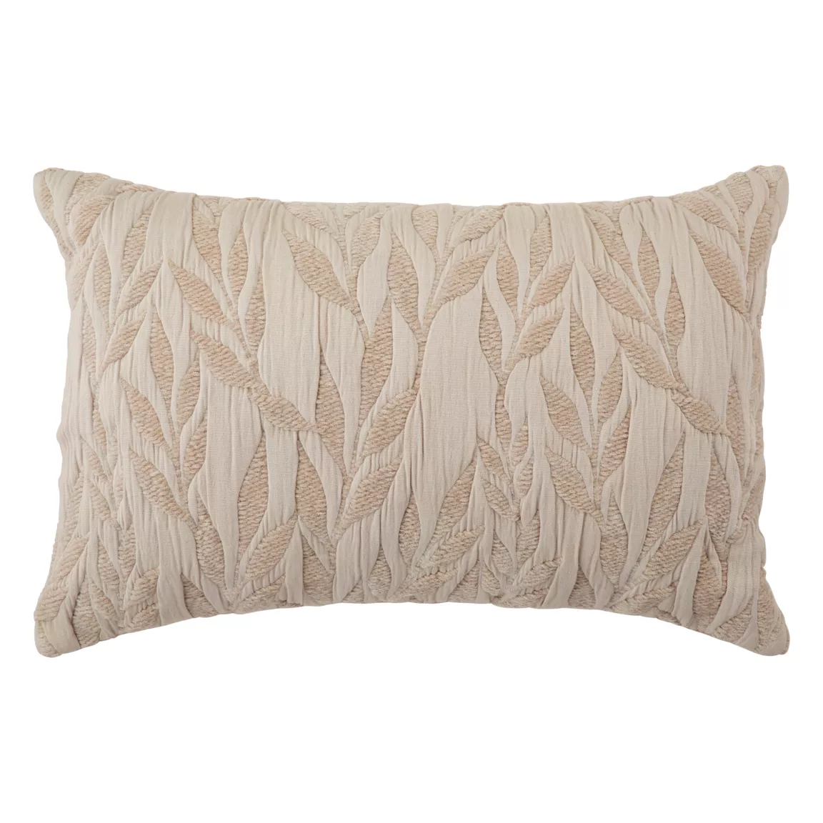 Coussin rectangulaire gaze de coton (38 x 58 cm) Letho Beige
