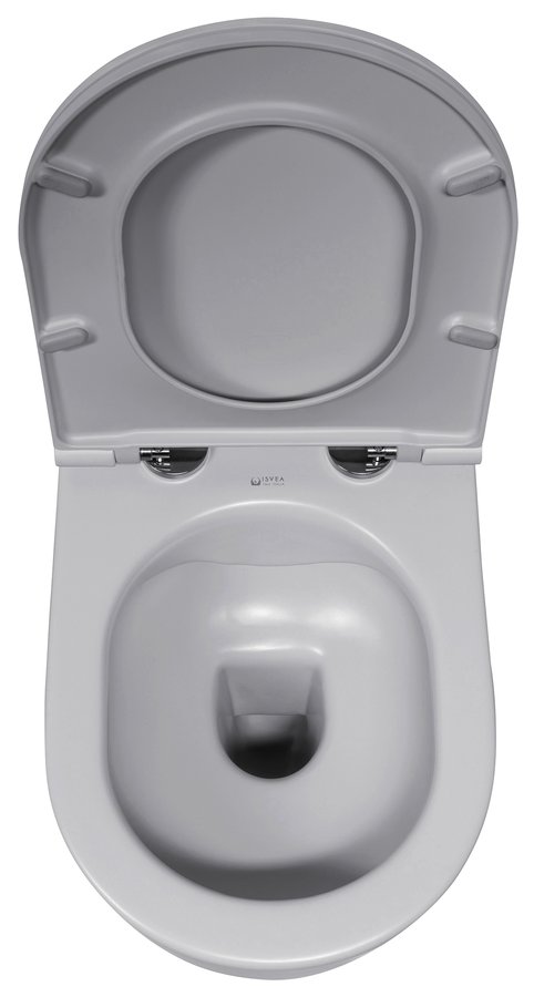 Isvea Infinity softclose toiletzitting grijs