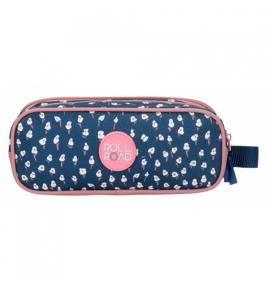 Roll Road Estuche  Roll Road One World Dos Compartimentos rosa