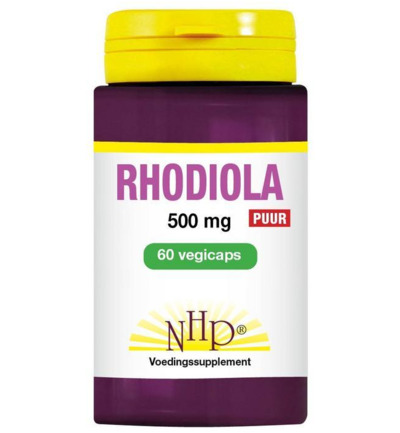 Nhp Rhodiola 500 mg puur (60 vega capsules)
