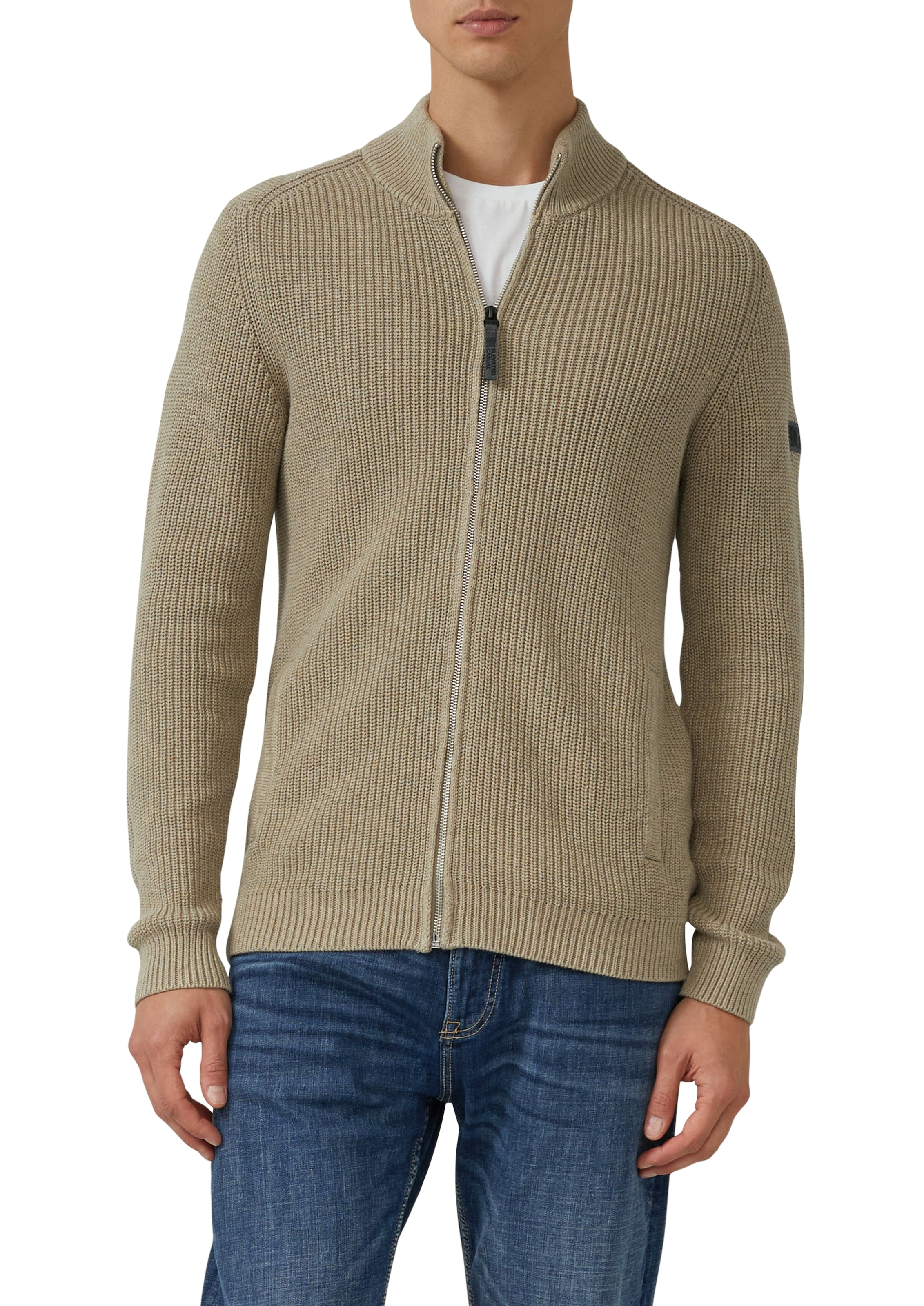s.Oliver Strickjacke , mit Stehkragen und Reissverschluss