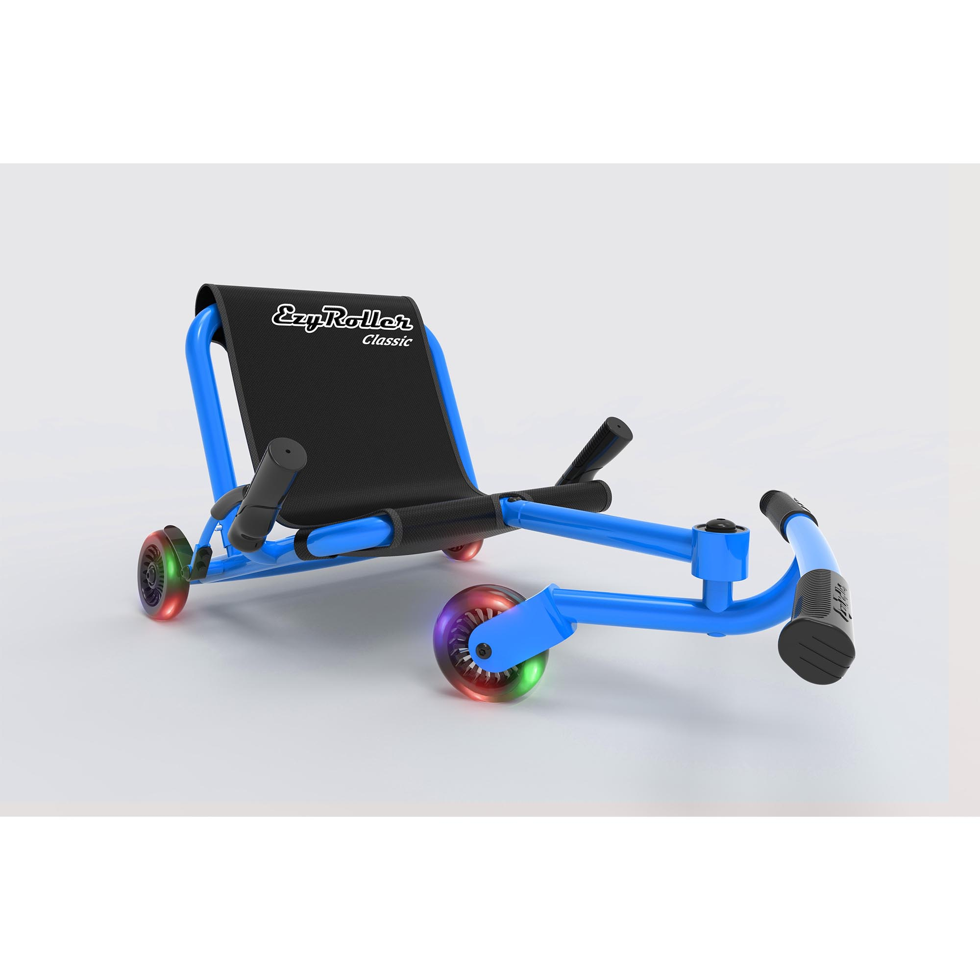 (3er Set) Ø96mm LED Ersatz Räder Leucht Rollen für Trike Dreirad Classic / Drifter / Drifter X (3800.61344) - Bunt / Schwarz